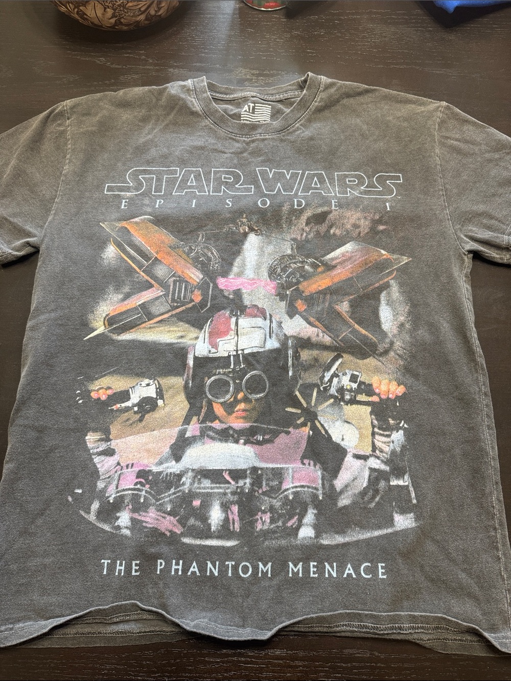 Star Wars The Phantom Menace Graphic Tee - Washed Black